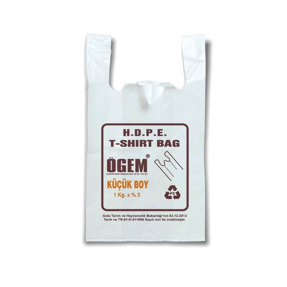 ÖGEM PLASTİK KÜÇÜK BOY 750 Gram ATLET POŞET