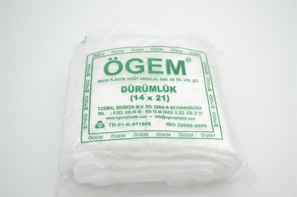 ÖGEM DÜRÜM POŞETİ 14X21 500 ADET