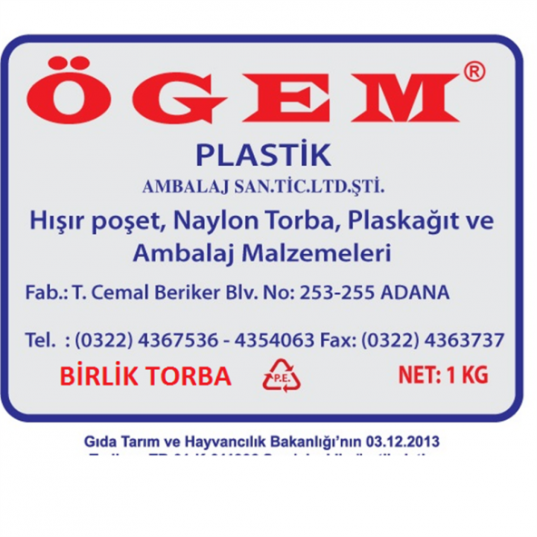 ŞARKÜTERİ BUZDOLABI POŞETİ 30X52 cm 20 ADET