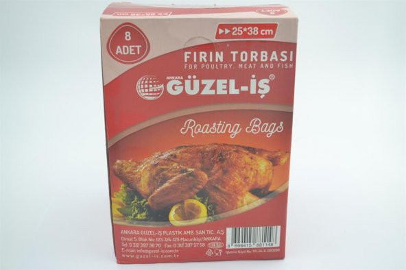 GÜZEL-İŞ FIRIN TORBASI 50 PAKET 25X38 CM - 2