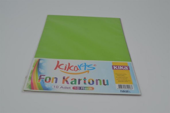 Kika Bristol Fon Kartonu 10 Adet Renkli