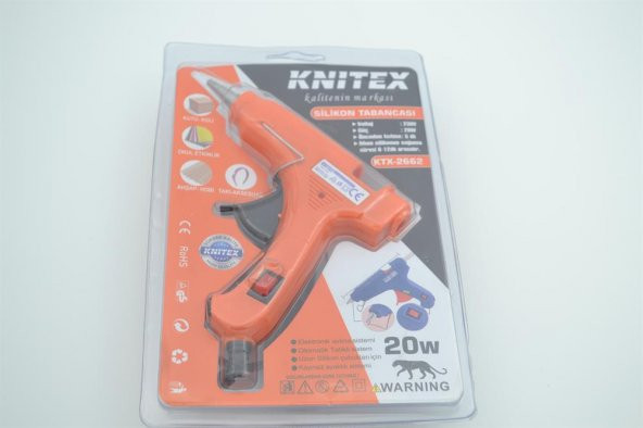 KNITEX-SİLİKON TABANCASI VE MUM 1 KG SET