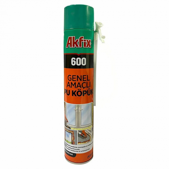 Akfix 600 Genel Amaçlı Pu Köpük 750 ml / 600 gr 2 ADET