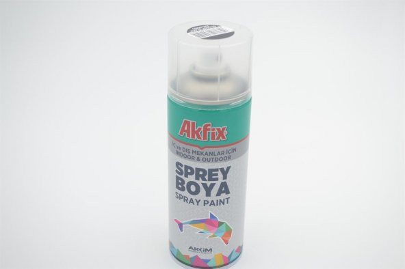 AKFİX Sprey Boya 400 ML PARLAK SİYAH