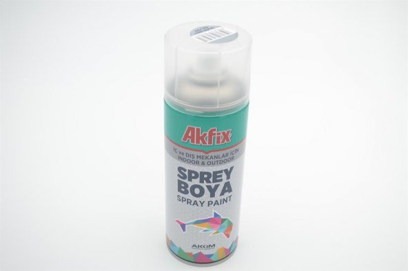 AKFİX Sprey Boya 400 ML GÜMÜŞ GRİ