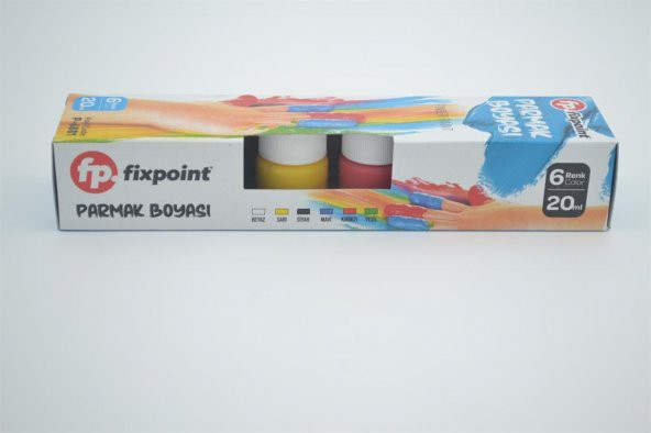 FİXPOİNT PARMAK BOYASI 6 ADET 20 ML