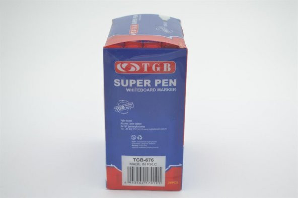 TGB TAHTA KALEM 3 RENK 24 ADET - 2