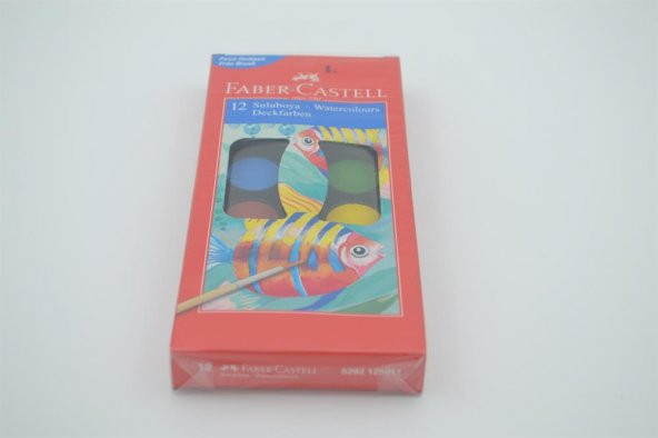 FABER CASTELL 12Lİ  SULU BOYA