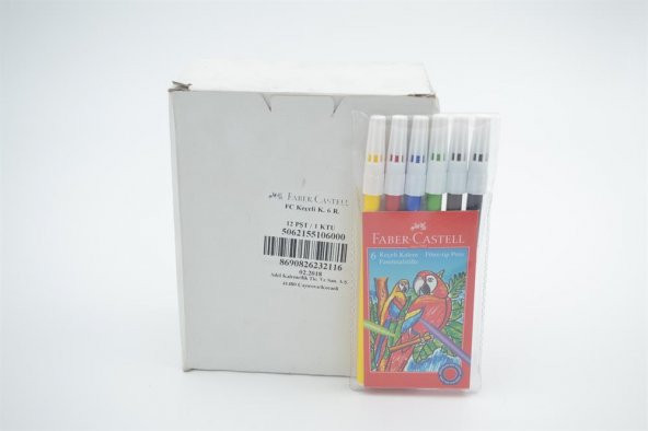 FABER CASTELL 6LI KEÇELİ KALEM 72 ADET