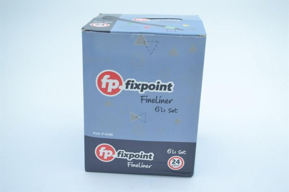 FİXPOİNT FİNELİNER 6LI SET 0.4 mm 24 PAKET