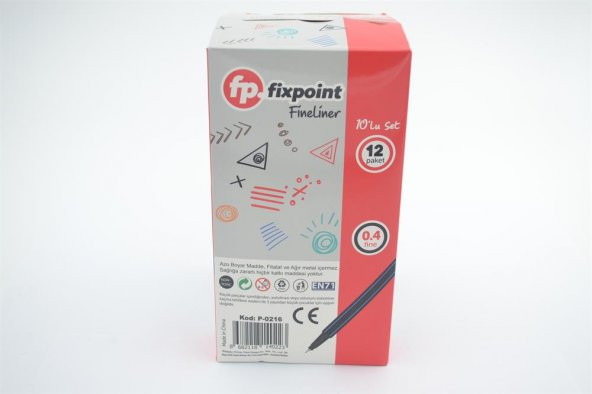 FİXPOİNT FİNELİNER 10LU SET 12 PAKET - 2