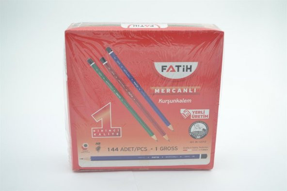 FATİH KURŞUN KALEM 144 ADET  3 RENK - 2