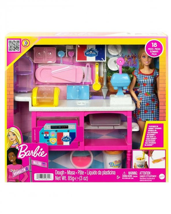 Barbie’nin Eğlenceli Kafe Oyun Seti HJY19