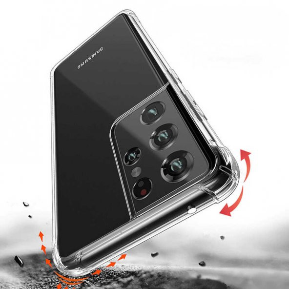 Galaxy S21 Ultra Kılıf Zore Nitro Anti Shock Silikon Kılıf - 3