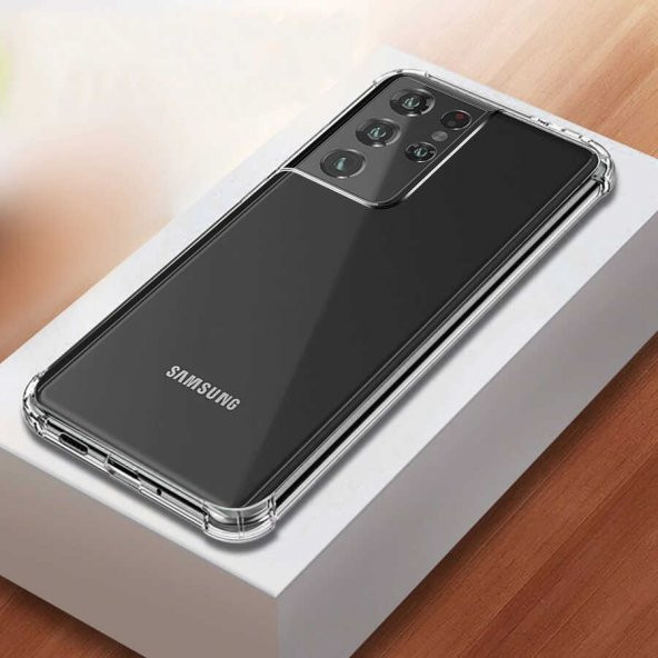 Galaxy S21 Ultra Kılıf Zore Nitro Anti Shock Silikon Kılıf - 8