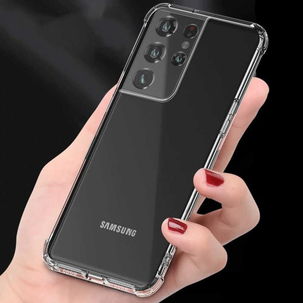 Galaxy S21 Ultra Kılıf Zore Nitro Anti Shock Silikon Kılıf - 9