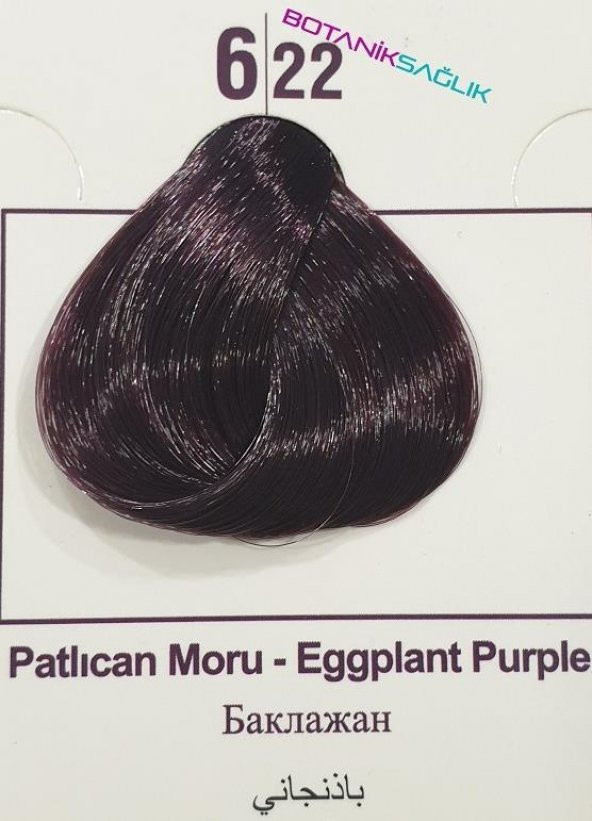 Colorx Saç Boyası Tekli Set - 6.22 PATLICAN MORU - Resim 2