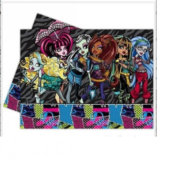MASA ÖRTÜSÜ LİSANSLI MONSTER HIGH 120*180CM ürün görseli