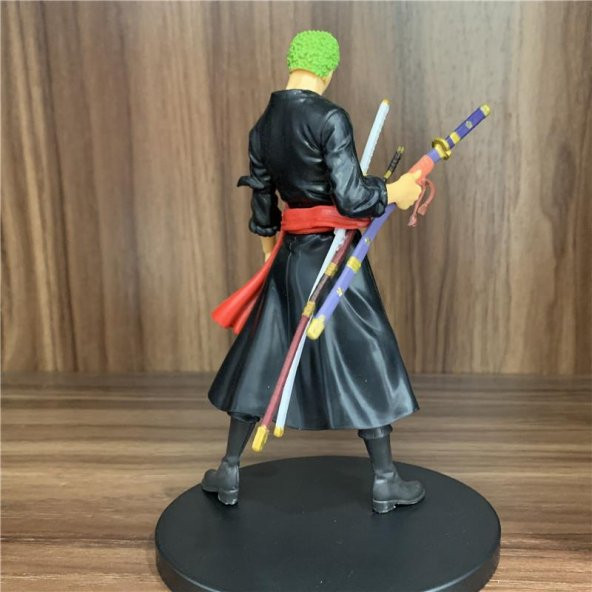 Figür Anime One Piece Zoro Karakter Figür Oyuncak Biblo 17 cm - 2