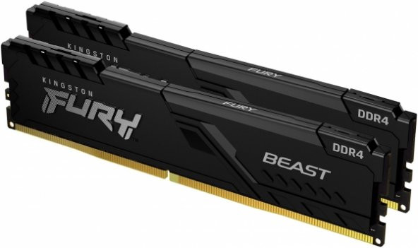 KINGSTON KF432C16BBK2/32 FURY Beast DIMM 32GB DDR4 3200MHz CL16 Performans Rami Kit (2x16GB)
