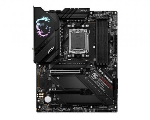 MB MPG B650 CARBON WIFI AM5 DDR5 6600MHZ (OC) HDMI DP M.2 USB3.2 2.5G LAN WIFI 6E ATX