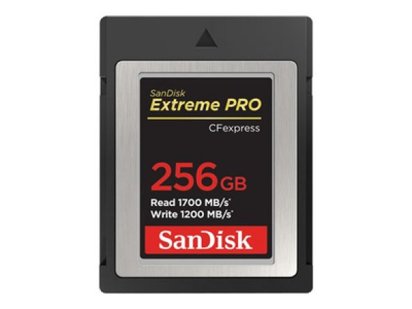 256 GB CFEXPRESS KART EXT PRO  SDCFE-256G-GN4NN 1700/1100 MB/s