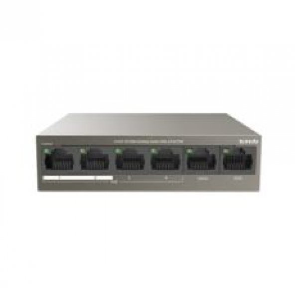 TENDA  6-Port 10/100M 4-Port PoE Switch TEF1106P-4-63W