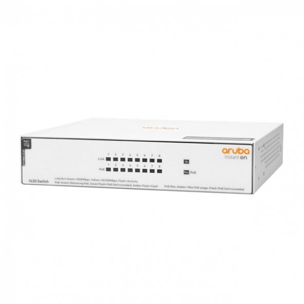 Aruba Instant On R8R46A 1430-8G Poe Yönetilemez