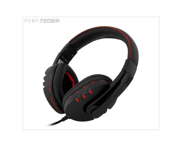 FRISBY FHP-720BR MİKROFONLU KULAKLIK-SİYAH