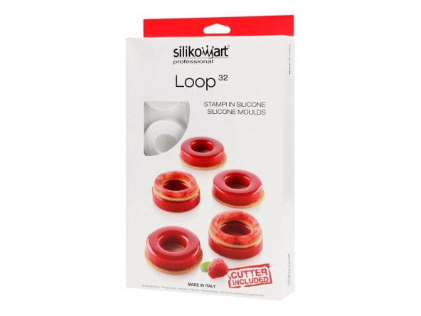 SİLİKOMART LOOP 32  2 Lİ SİLİKON KALIP SETİ
