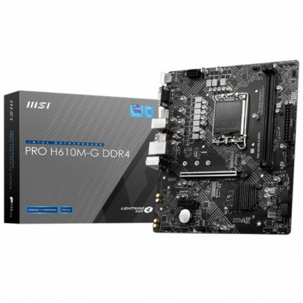 PRO H610M-G DDR4 3200MHZ mATX 1700 - 1