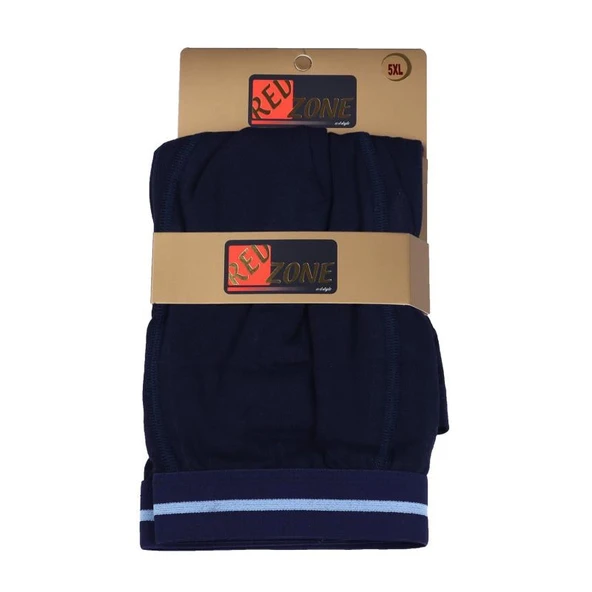 Büyük Beden Redzone Likralı Boxer Lacivert 3XL-10XL - 3
