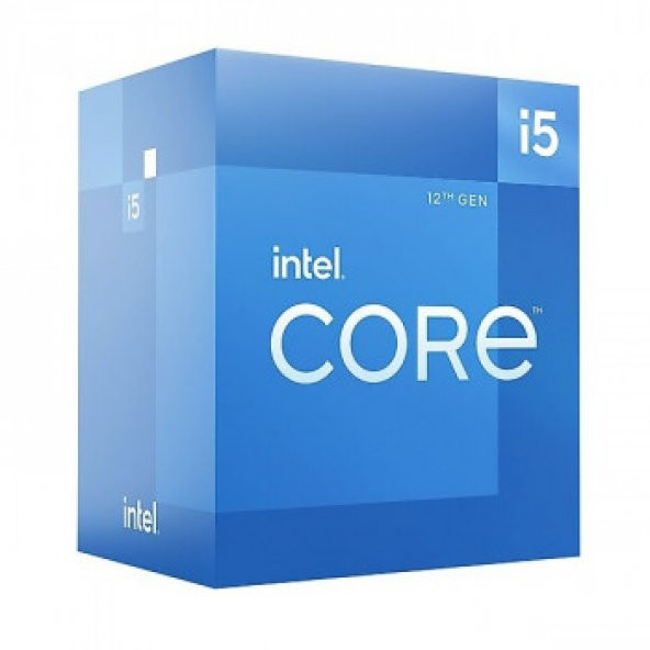 BX8071512400 Core™ i5-12400 2.50-4.40GHz 18MB UHD730 128GB-DDR4/DDR5 600/700 Serisi Chipset LGA1700pin