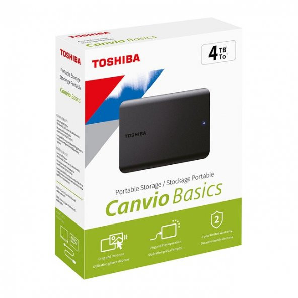 Canvio Basic 4TB Usb 3.2 Gen1-HDTB540EK3CA