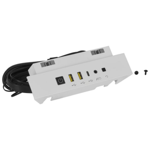 RSAIR CC-8900538 iCUE 5000X/5000D/5000D AIRFLOW I/O Panel, White