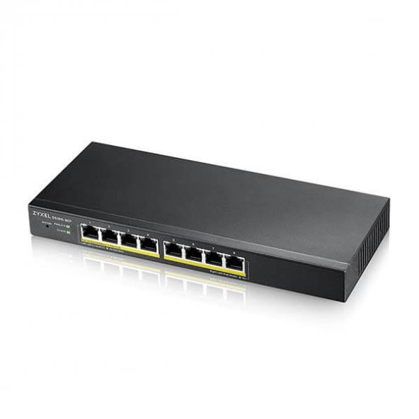 ZYXEL - GS1915-8EP 8P 100/1000 SMART YÖNETİLEBİLİR POE HYBRID NEBULAFLEX SWITCH
