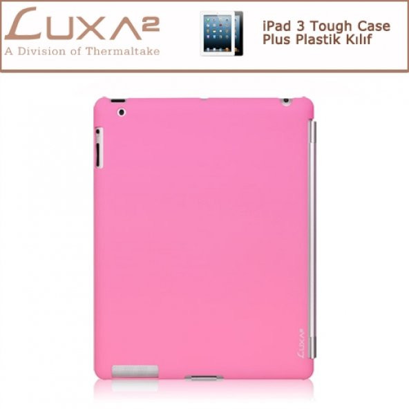 Luxa2 iPad 3 Tough Case Plus Plastik Kılıf-Pembe LHA0063-C