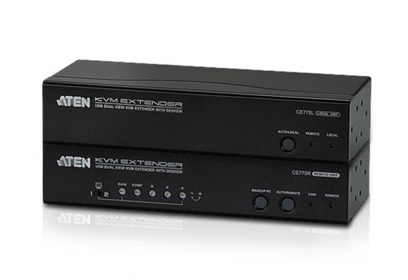 CE775-AT-G USB VGA D VIEW CAT 5 KVM EXTENDER W/DKW