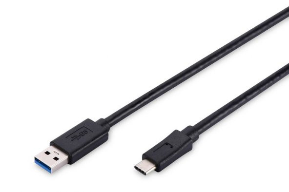 USB Type-C connection cable, type C to A M/M, 1.0m, 3A, 5GB, 3.0 Version AK-300136-010-S