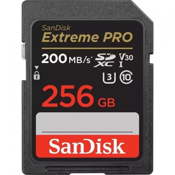 256GB SD KART 200Mb/s EXT PRO C10  SDSDXXD-256G-GN4IN
