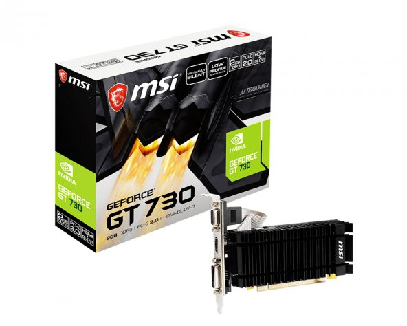 N730K-2GD3H/LPV1 GT730 2GB GDDR3 64BIT VGA/DVI/HDMI DX12 PCIE 2.0 X16 - 1