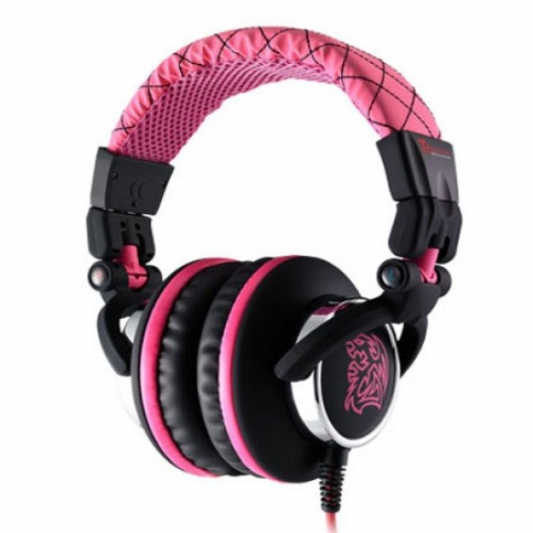 thermaltake  dracco pembe profesyonel müzik kulaklığı ht-dra007oepk