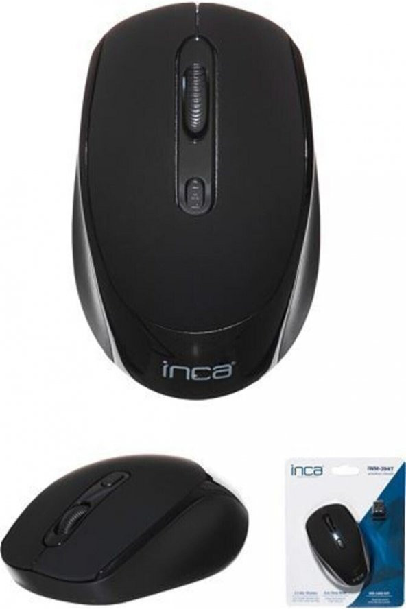 INCA IWM-394T 1600 DPI SIYAH KABLOSUZ MOUSE