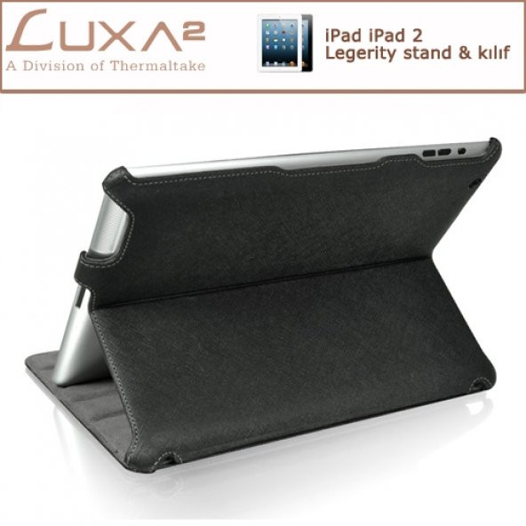 Luxa2 Legerity iPad Kılıf/Stand-Siyah LHA0034-B