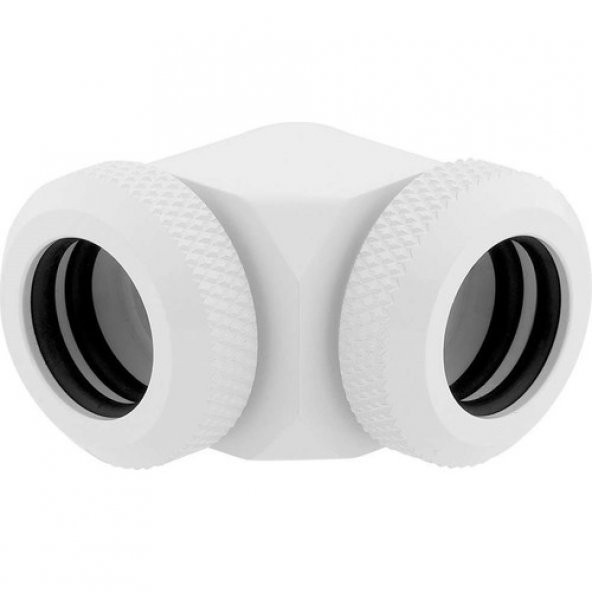 CX-9052027-WW Fitting (hard tube) ,XF Hardline 2-pack (90° Angled 12mm OD compression glossy white)