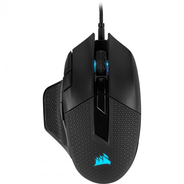 CORSAIR CH-9306011-EU NIGHTSWORD RGB FPS/MOBA 18.000 DPI DEĞİŞTİRİLEBİLİR AĞIRLIK DESTEKLİ SİYAH GAMING MOUSE