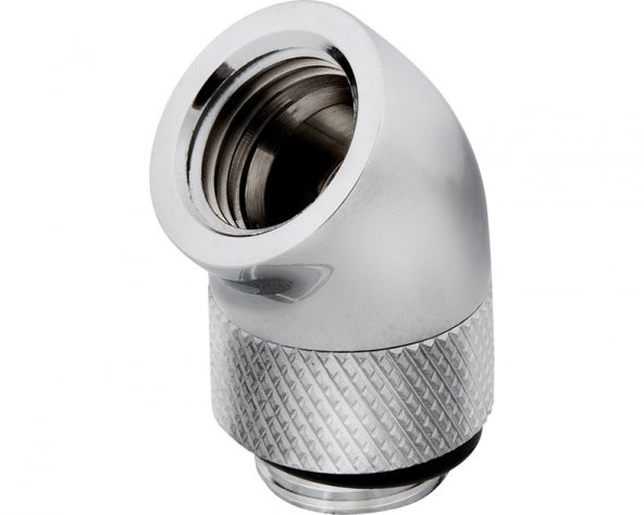 CX-9055001-WW Fitting (adapter) ,XF Adapter 2-pack (45° Angled rotary chrome)