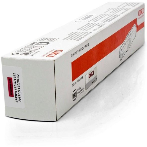 44469723 KIRMIZI TONER C511/C531/C510/C530/MC562/MC561 5.000 SAYFA