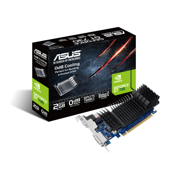 GT730-SL-2GD5-BRK GT730 2GB 64Bit GDDR5 VGA/DVI/HDMI Nvidia