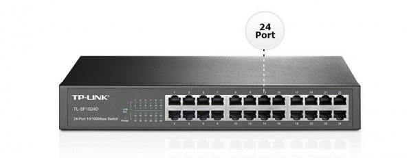 TP-LINK TL-SF1024D 24 PORT 10100 SWITCH